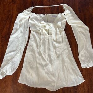 White off the shoulder dress